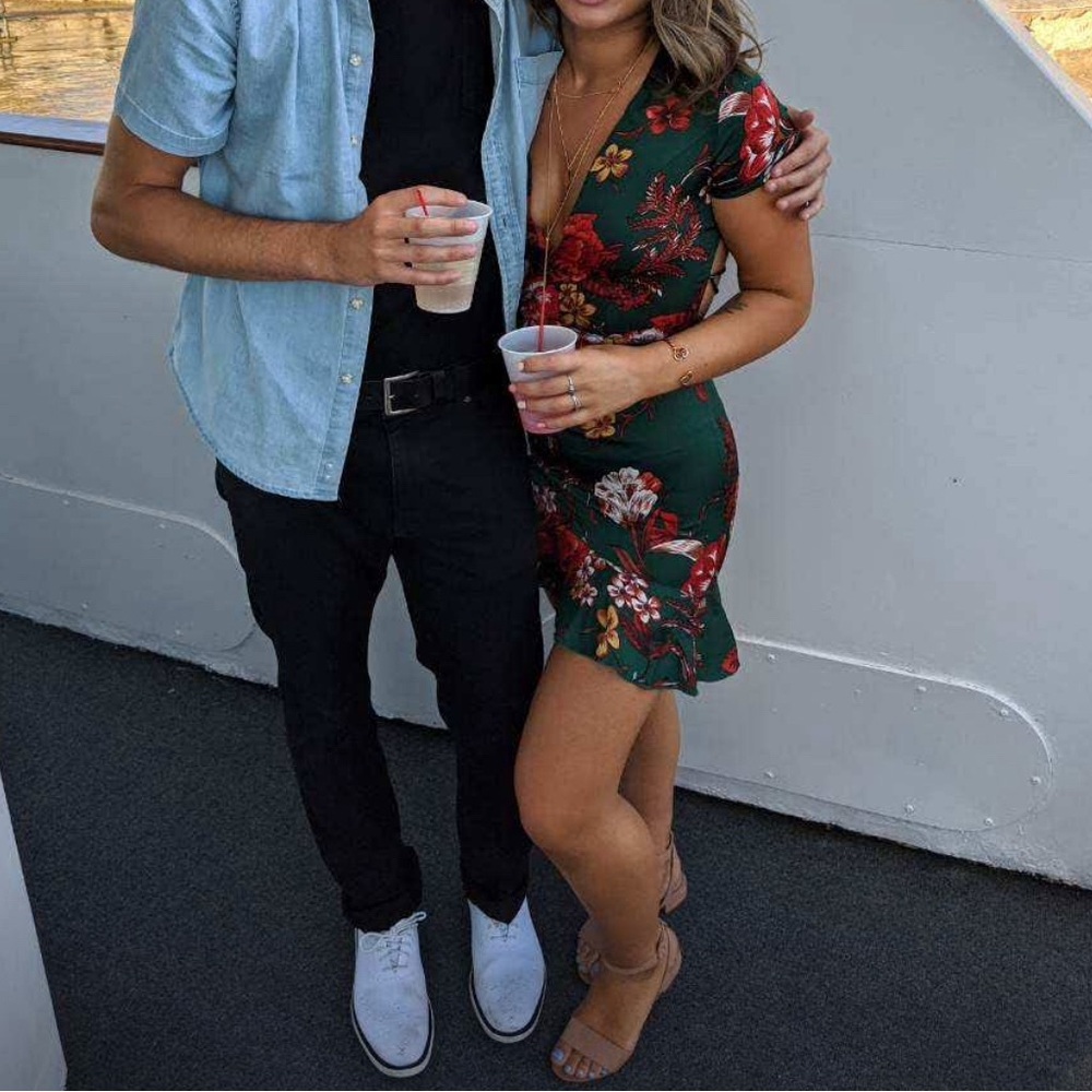 Satin Cocktail Dress